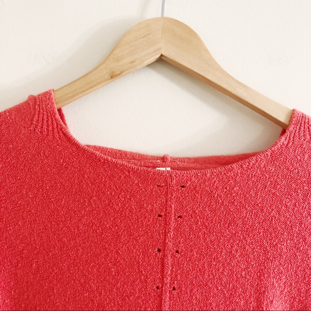 NWT Anthropologie Pink Zurich Hooded Sweater - Picture 4 of 8